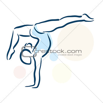 Female gymnast