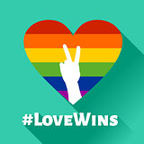 Love Wins - LGBT Heart