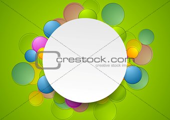 Abstract colorful template design