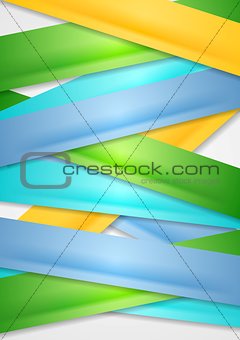 Colorful stripes abstract vector background