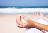 Yoga and zen balance concept
