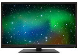 TV modern led monitor isolated on white background