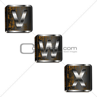 vwx iron letters