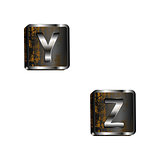 yz iron letters