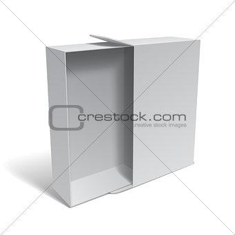Blank White Package Box