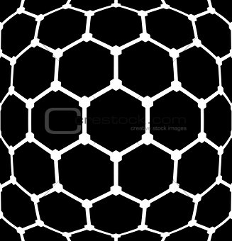 Latticed hexagons pattern. Textured background.
