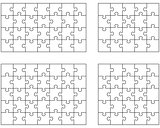 four white puzzles