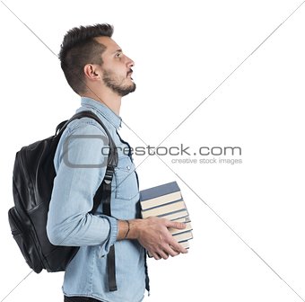 Student studying to achieve objectives