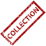 Collection rubber stamp