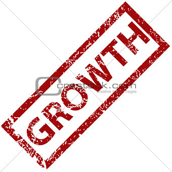 Growth rubber stamp