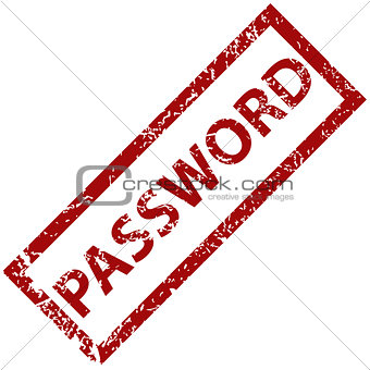 Password rubber stamp