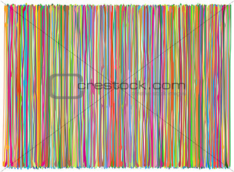 liquid organic multiple color lines pattern over white