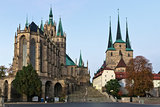 Erfurt Cathedral and Severikirche,Germany