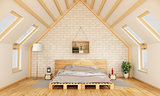 Bedroom in the attic