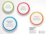 Infographic circles options