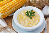 Brazilian corn soup canjiquinha 