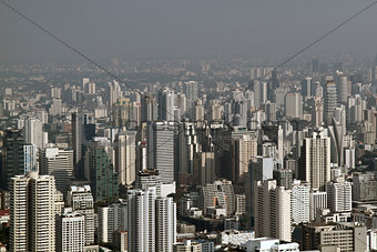 Top view city 