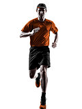 man runner jogger running jogging silhouette