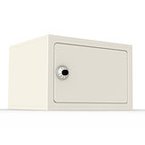 Safe box with white background