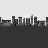 Vector Background City Buildings