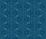 Vector seamless pattern. Repeating geometric tiles