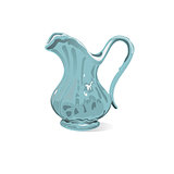 vector isolated porcelain jug with handle