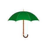 Umbrella in green design