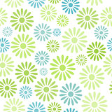 Various colorful flowers seamless pattern