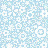 Flower seamless pattern background