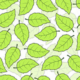 Seamless leaves pattern