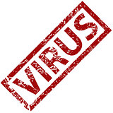 Virus rubber stamp