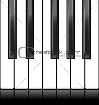 Musical background with piano