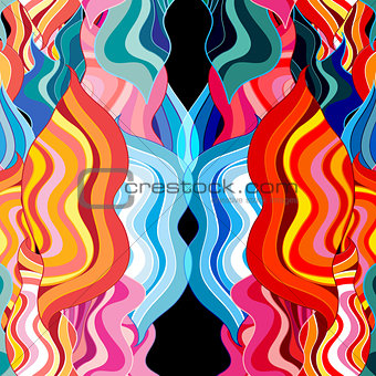 abstract pattern waves