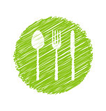 Green Vegetarian Restaurant Sign