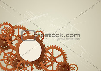 Vector industrial background