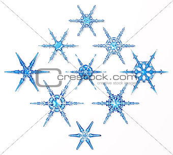  ice snowflakes