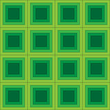 Squares seamless pattern green colors