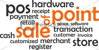 word cloud - point of sale