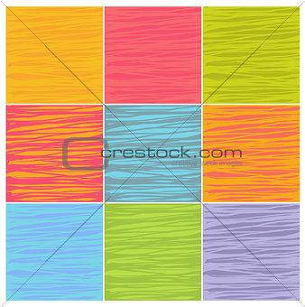 irregular line patterns in multiple colors