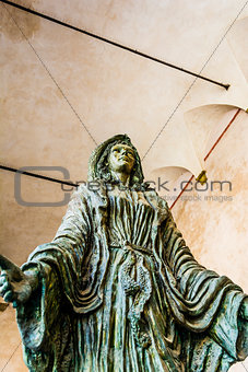 Virgin Mary Sculpture - Capitello della donazione