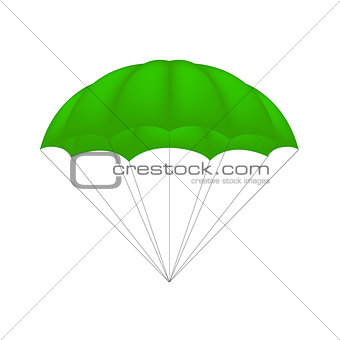 Parachute in green desig