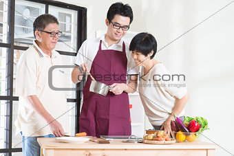 Family cooking