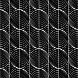 Design seamless uncolored circle lines pattern