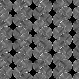 Design seamless monochrome spiral twirl pattern