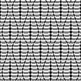 Design seamless monochrome twisting pattern