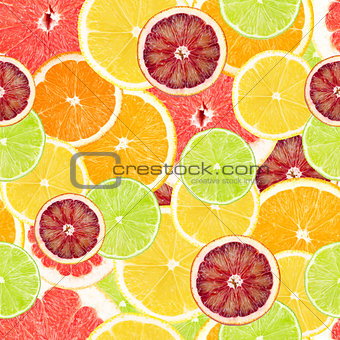 Citrus seamless background