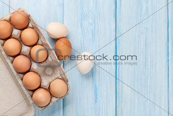 Cardboard egg box