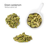 Green cardamom spice