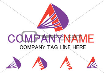 Letter A business logo