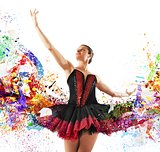 Colours classical dancer